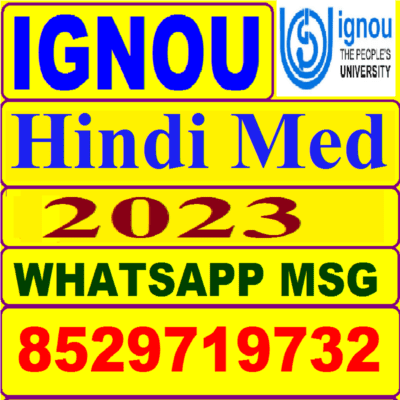 ignou solved assignment 2023 in hindi